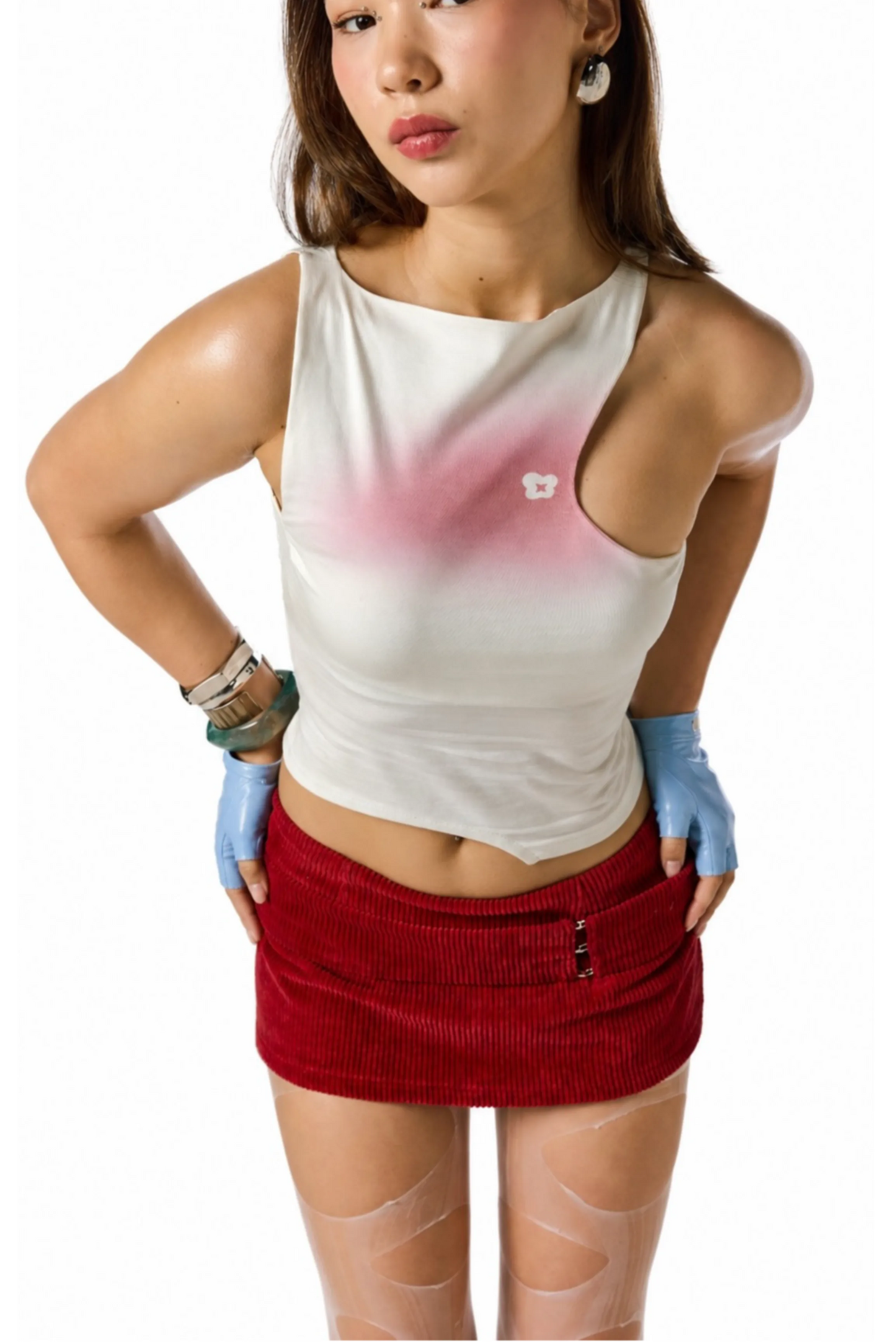 Asymmetric Blush Top